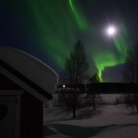 Riverside Beneath The Northern Lights Pello