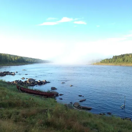 Сasa de vacaciones Private Riverside & Sauna - Northern Lights From Your Terrace Pello