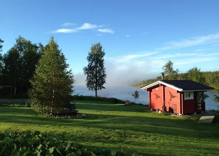 Riverside Beneath The Northern Lights